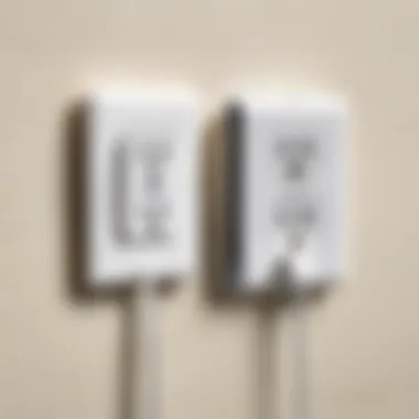 Proper Usage of the Kindle Paperwhite Charger Charger plugged into a wall socket with a Kindle Paperwhite in the foreground.