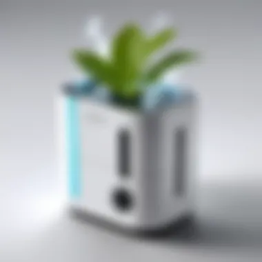 Sustainable battery-operated humidifier with eco-friendly elements