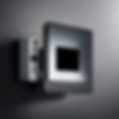 Close-Up of Wall Mount Features Close-up of wall mount features