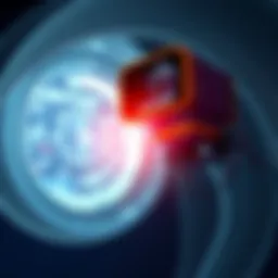 High-resolution view of snake inspection camera in action