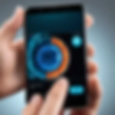 Medical Application of Cell Phone Endoscope Cameras A cell phone endoscope camera in use during a medical examination.