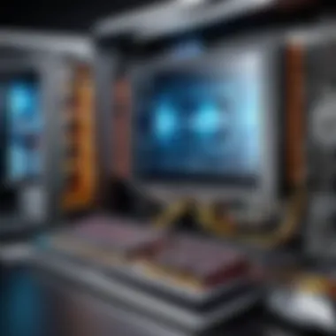 High-Performance Gaming Setup User showcasing a gaming setup with high-speed RAM