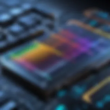 Performance Metrics of RAM Types Graph comparing performance metrics of different RAM types