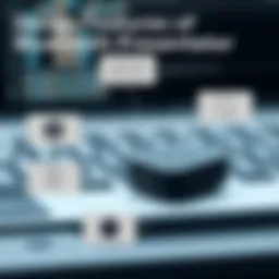 Bluetooth presentation clicker showcasing buttons and design