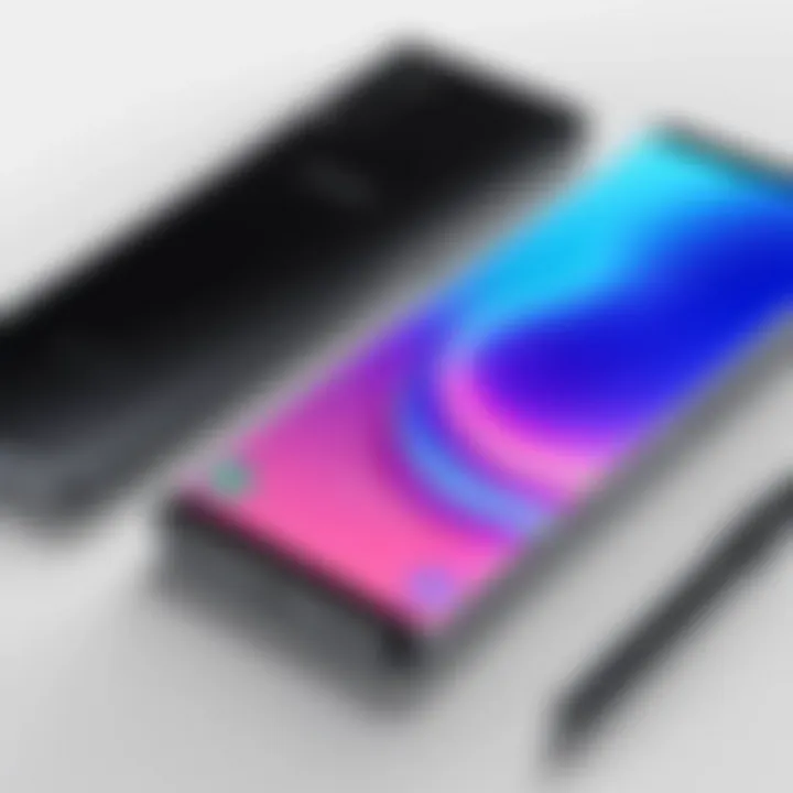 S Pen showcasing its features on the Galaxy S20 FE screen