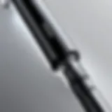 Close-up of the S Pen's precision tip and features