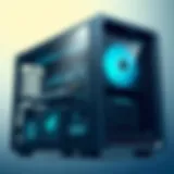 Sleek design of a Gigabyte server chassis showcasing modern technology.