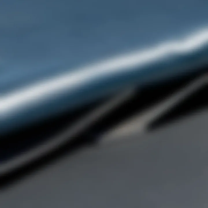 Detailed close-up of the materials used in harbor master boat covers
