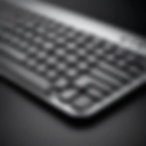 Sleek design of HP Slim Keyboard showcasing its modern aesthetics