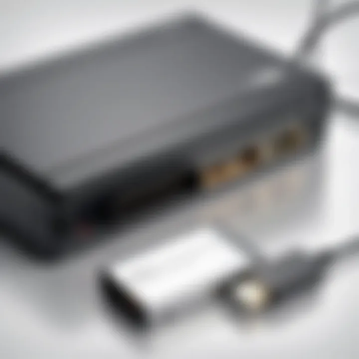 A vintage Iomega Zip Drive connected to a modern computer through the USB adapter
