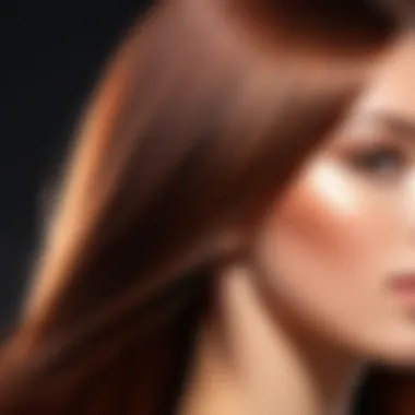 Application of Ion Keratin Heat Styling Cream Demonstration of applying Ion Keratin Heat Styling Cream