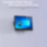Compact Lenovo Mini PC mounted on a wall