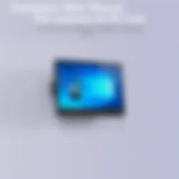 Compact Lenovo Mini PC mounted on a wall