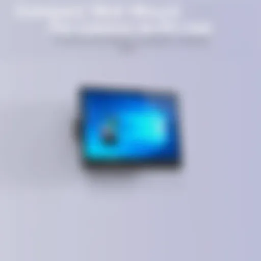 Compact Lenovo Mini PC mounted on a wall
