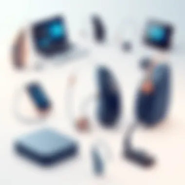 Diverse range of portable hearing aids catering to various user needs