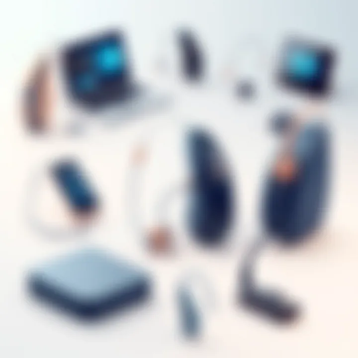 Diverse range of portable hearing aids catering to various user needs