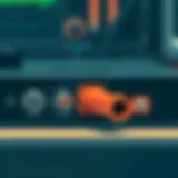 Detailed view of a pre-amplifier with various input options