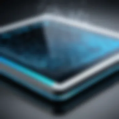 Impact of Cooling Pads on Tablet Performance A tablet on a cooling pad demonstrating improved performance