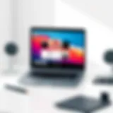 Compact design of an 11 inch laptop showcased on a modern desk