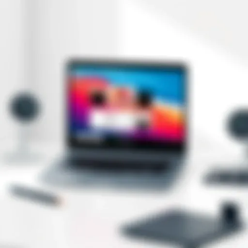 Compact design of an 11 inch laptop showcased on a modern desk