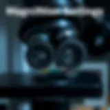 Close-up view of Amscope SE400Z microscope showcasing its dual magnification settings.