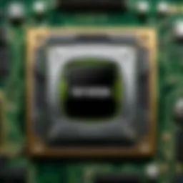 Nvidia Quadro GPU close-up showing intricate design
