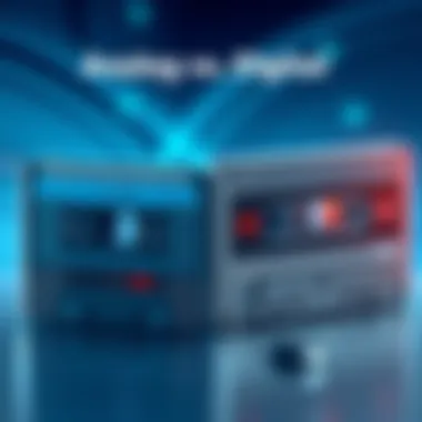 Analog vs. Digital: A Musical Contrast Comparison of analog and digital music formats