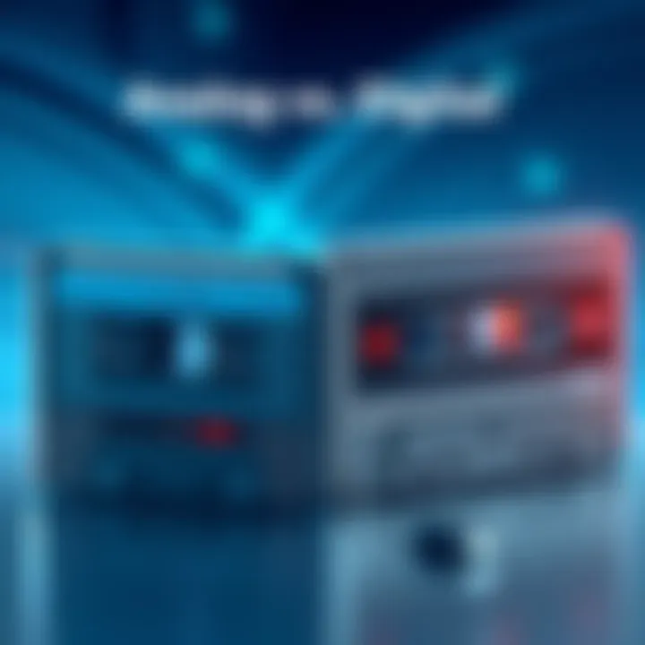 Analog vs. Digital: A Musical Contrast Comparison of analog and digital music formats