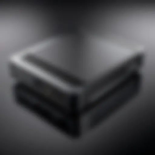 Cougar ITX case showcasing its sleek design and compact form factor.