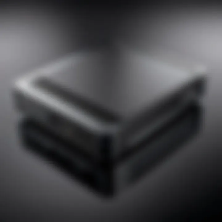 Cougar ITX case showcasing its sleek design and compact form factor.