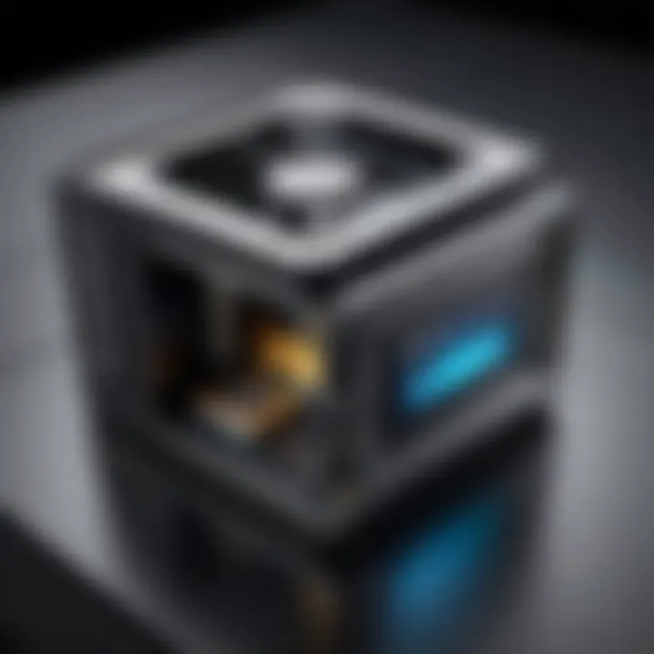 User experience snapshot featuring the Cougar ITX case in a real-world setup.