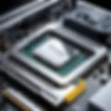 High-performance laptop showcasing dedicated GPU architecture