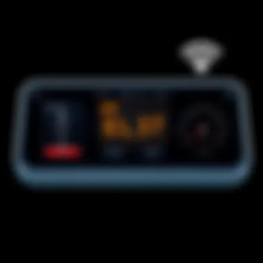 Automotive Application Interface with ELM327 WiFi User interface of an automotive application utilizing ELM327 WiFi technology