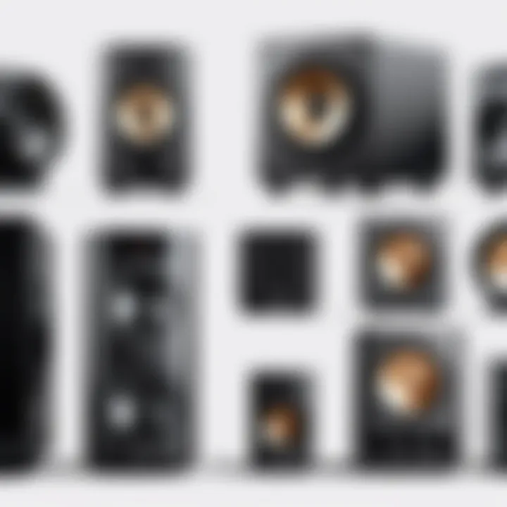 Comparison chart of Jamo subwoofer with other brands.