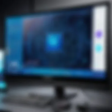Detailed View of Monitor Features and Connectivity Close-up of gaming monitor features and connectivity options