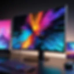 High-performance gaming monitor showcasing vibrant colors and sharp details