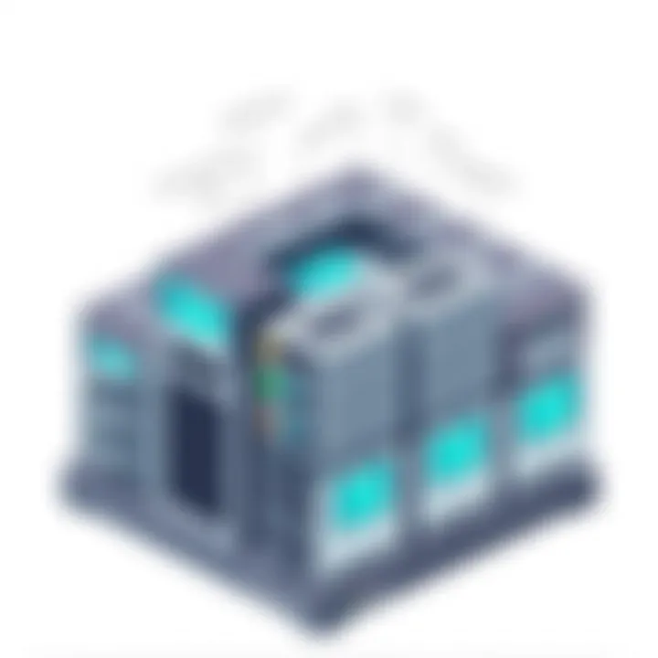 Diagram illustrating the architecture of an external hard drive array