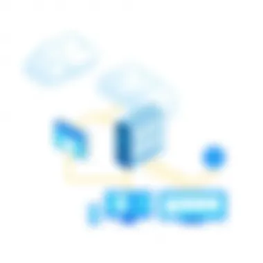 Illustration showing best practices for integrating external hard drive arrays in enterprise settings