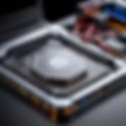 High-performance gaming laptop showcasing advanced cooling system