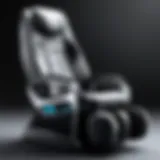 A sleek massage gaming chair showcasing advanced technology and design