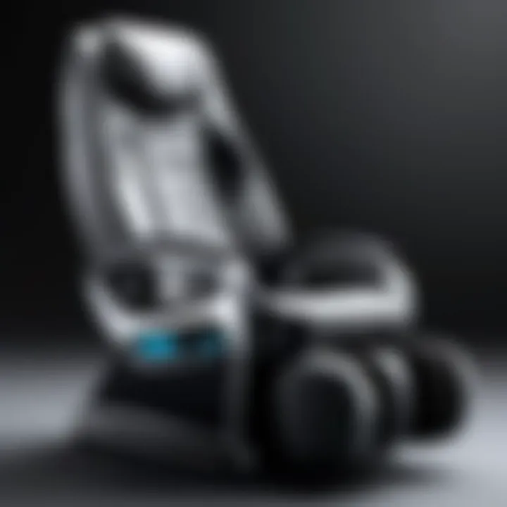 A sleek massage gaming chair showcasing advanced technology and design