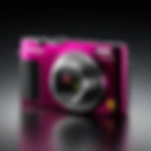 Nikon Coolpix Plum showcasing its sleek design