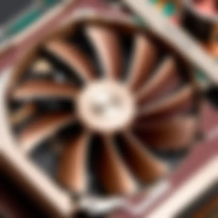 Collage of user feedback on Noctua 40mm fans from different platforms