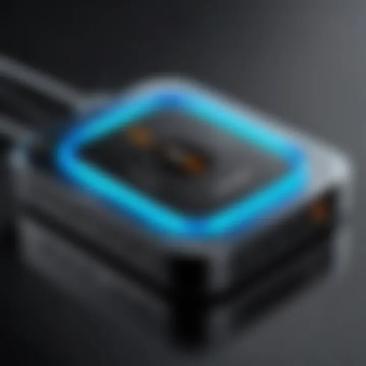 Illustration demonstrating the power management features of the One Power USB Hub