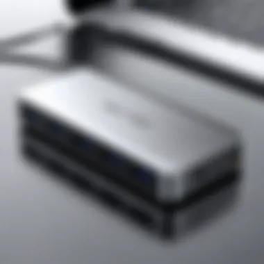 Sleek design of the One Power USB Hub showcasing its modern aesthetics