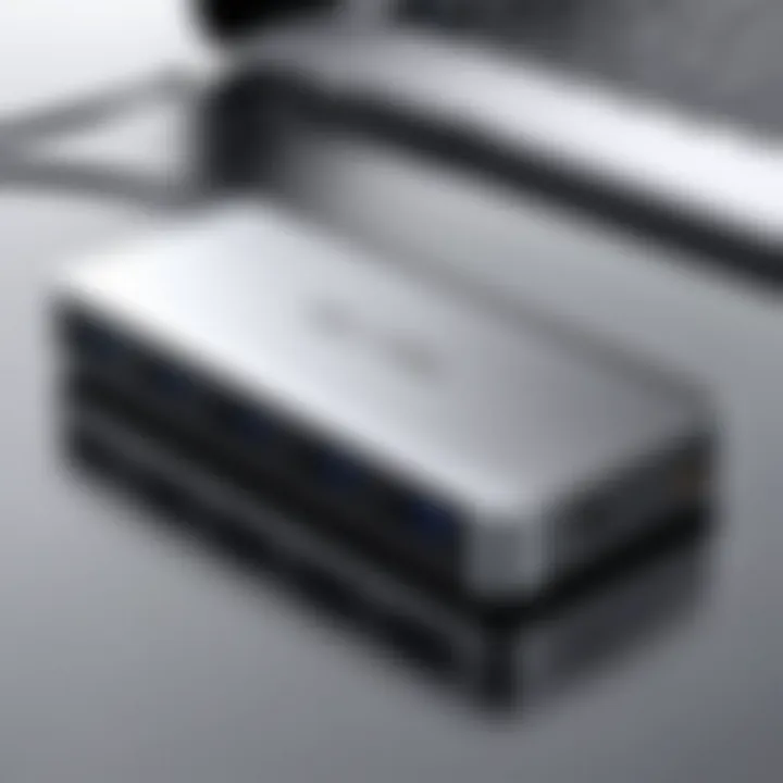 Sleek design of the One Power USB Hub showcasing its modern aesthetics