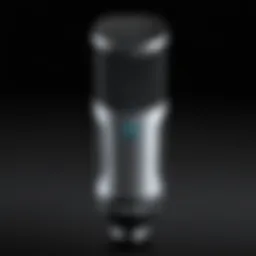 The Roccat Torch microphone showcasing its sleek design