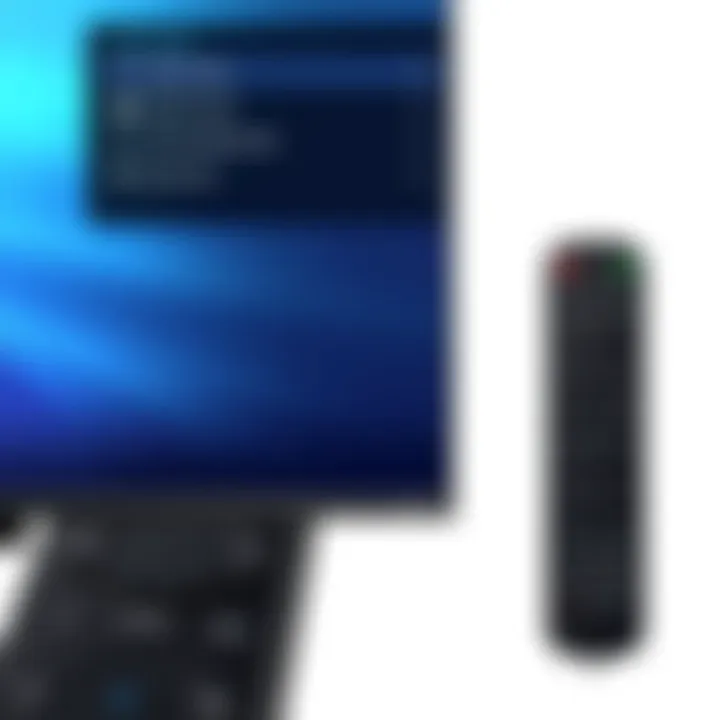 User-Friendly Setup Interface of Vizio D Series 43 Remote User-friendly setup interface of the Vizio D Series 43 remote