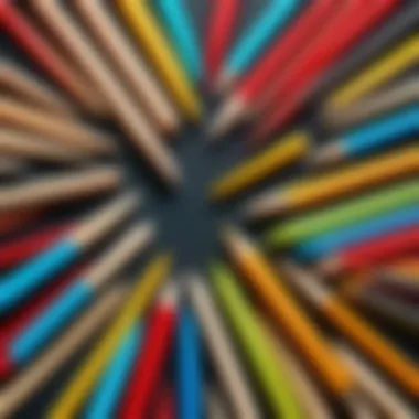 Colorful toy drum sticks suitable for children