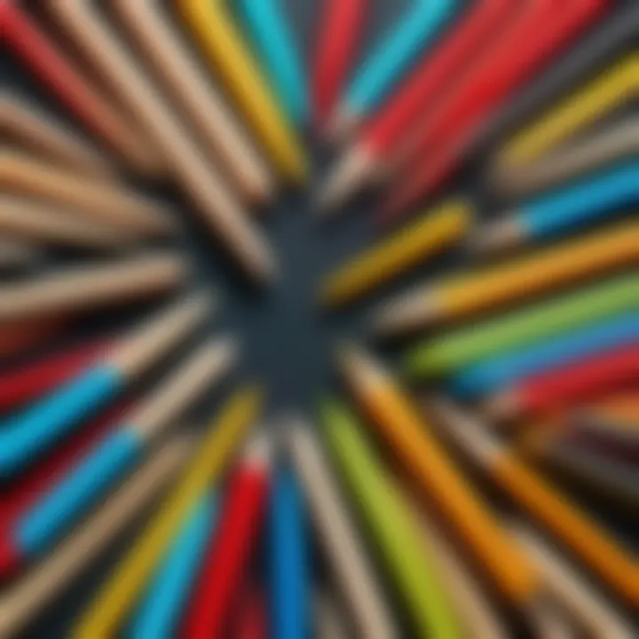 Colorful toy drum sticks suitable for children